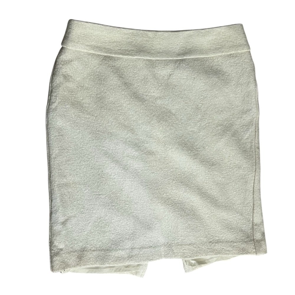 banana republic white textured skirt- petite size 0